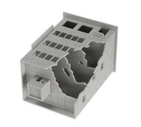 IDEANATEGRATE Maqueta de Edificio en Ruinas de Plástico 1:144 para Ensamblar para Plástico Diseño Desolado y Realismo Mejorado, Adecuado para Mesa de Arena y Paisaje Ferroviario