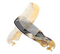 IDEANATEGRATE Masajeador de Cuerno Natural con Diseño de Ave para Cabeza y Cuello, 2 Piezas, Tallado Fino para Estimular la Circulación y Aliviar Dolores de Color Aleatorio Varios estilos