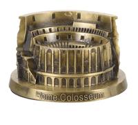 IDEANATEGRATE Modelo Decorativo del Coliseo Romano de Metal para Decoración del Hogar, Estatua Romana Elegante y Bien Formada para Sala de Estar