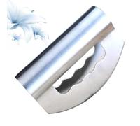 IDEANATEGRATE Picadora de Ensalada con Doble Cuchilla y Cubiertas Protectoras Cortador de Verduras Multifunción Acero Inoxidable Premium para Picar y Trocear de Forma Segura y Rápida