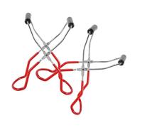 IDEANATEGRATE Pinzas Material Hierro y Pp para Levantar Tarros de Conserva 2 Piezas con Clip Antideslizante y Protección contra Quemaduras Ideales para Cocina Confiable