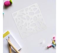 IDEANATEGRATE Plantillas de Dibujo Ahuecadas para Pintar 16 Piezas, Plantillas de Arte Mural Reutilizables de Pet, Resistentes y Fáciles de Limpiar, para Manualidades y Bricolaje en Paredes