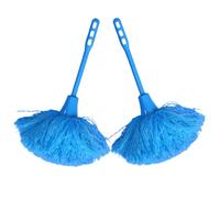 IDEANATEGRATE Plumero Estático de Limpieza para Muebles 2 Unidades Pequeño Tamaño Color Azul Herramienta de Limpieza para Polvo en Hogar y Oficina Portátiles para Coche y Habitaciones