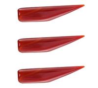 IDEANATEGRATE Pulidor de Joyas 3 Piezas Cuchillo de Ágata para Pulir Oro y Plata, Bruñidor Suave Portátil para Mantenimiento y Abrillantado de Anillos, Pulsera y Accesorios, Color Aleatorio