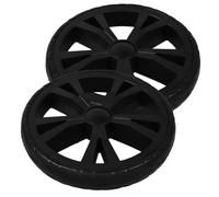 IDEANATEGRATE Ruedas de Carrito de Compras Grandes y Silenciosas, Kit de 2 Piezas Rodillos Resistentes para Escaleras, Adecuadas para Carritos Pequeños Supermercado