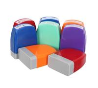 IDEANATEGRATE Sellos de Motivación para Profesores en Español, Juego de 8 Sellos de Papelería para Evaluación y Comentarios Alentadores en Aula, Material Escolar para Calificación y Recompensas