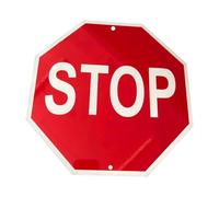 IDEANATEGRATE Señal Varios estilos de Tráfico en Placa de Aluminio Reflectante Stop Roja Función de Alerta para Trailers para Conductores en Equipo de Seguridad Vial Varios estilos