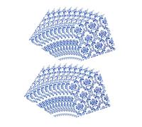IDEANATEGRATE Servilletas de Papel Decorativas para Banquetes Diseño Impreso Delicado y Seguro, Paquete de 80 Hojas para Cenas y Entretenimiento Diario