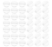 IDEANATEGRATE Soporte Transparente para Cartas de Mesa 50 Unidades, Portatarjetas Redondo 24mm X 10mm, Accesorio para Juegos de Mesa para Adultos y Personas Mayores, Organizador Estable