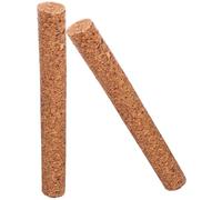 IDEANATEGRATE Tapones de Corcho Caseros para Botellas de Vidrio 2 Unidades Diámetro 36 MM X 30 CM Tapones de Corcho Natural para Vino Aceite y Salsa Reutilizables y Versátiles para