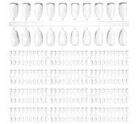 IDEANATEGRATE Tarjetas de Colores Estilo Clásico Elegante 200 Material Ps, Ligeras y Prácticas para practicar de Uñas para Salón de Uñas Profesional