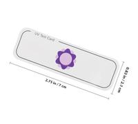 IDEANATEGRATE Tarjetas de Prueba Uva 20 Piezas, Detectores de Rayos Uva Portátiles, Hojas Indicadoras de UV para Medición Segura en Interiores y Exteriores, Comprobador Ultravioleta Compacto