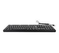 IDEANATEGRATE Teclado USB Cable para Oficina y Juegos, Compacto y Práctico, Diseño Profesional para Computadora y Laptop, Alimentación por USB, Uso en Hogar y Trabajo