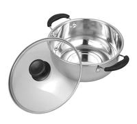 IDEANATEGRATE Vaporera de Acero Inoxidable para Cocinar al Vapor Gran Capacidad y Tapa de Vidrio, Multi-capas, Apta para Uso en Cocina de Inducción Hogar Varios estilos