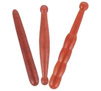IDEANATEGRATE Varillas de Masaje de Madera 3 Piezas para Masaje Corporal y Puntos de Acupuntura, Herramienta Ligera y Compacta para Aliviar Fatiga en Manos y Cuerpo en Casa