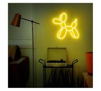 Ideas creativas para regalos con letreros de neón Perro globo de luces neón con brillo ajustable, 40 cm x(C)