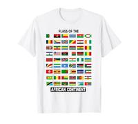 Ideas de Disfraces de Bandera de África para niños Banderas del Continente Africano Camiseta