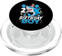 Ideas de Regalo de cumpleaños de tiburón para niños de 2 años 2 años PopSockets PopGrip para MagSafe
