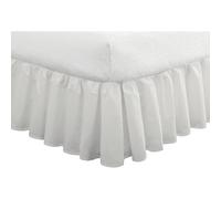 IDEAS FRESCAS Ideas Ropa de cama Falda de cama con volantes Cl sica 14 Ca da Estilo fruncido Queen Blanco FRE30114WHIT03