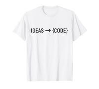 Ideas Into Code Programming Coder Developer Camiseta