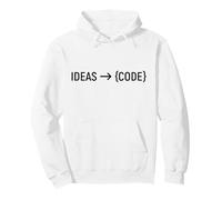Ideas Into Code Programming Coder Developer Sudadera con Capucha