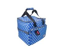 Ideas Maleta para Máquina de Coser Clásico Azul con Lunares Blancos