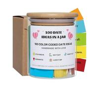 Ideas para citas nocturnas, tarro de 100 ideas para citas, ideas económicas para citas de pareja, gi-fts de pareja para él y ella