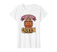 Ideas para la Fiesta de la Reina de Halloween y Suministros para Spooky Season The Night Camiseta gráfica económica, Mujer, Blanco, L