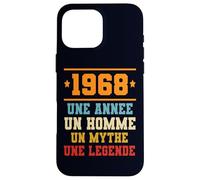 Idee Anniversaire Cadeau Design Drole Homme 1968 Carcasa para iPhone 16 Pro MAX