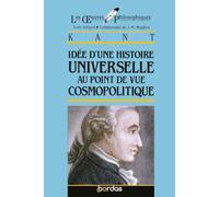 Idee D'Une Histoire Universelle Au Point De Vue Cosmopolitique