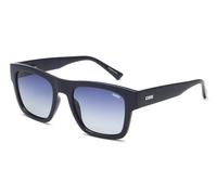 IDEE Gafas de sol 100% protectoras UV para hombre con montura de policarbonato azul oscuro brillante | Talla - M con lentes azules