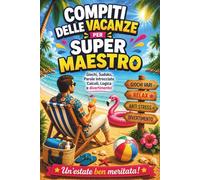 Idee regalo maestro fine anno - Compiti delle vacanze per super maestro: Attività divertenti come labirinti, parole intrecciate - Un regalo personalizzato e originale per maestri