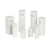 ideen.kollektiv - Figuras blancas Pro System Board - Figuras de madera premium para la alineación sistémica, coaching, terapia y asesoramiento - Figuras de tabla familiar - Solution Board Figures