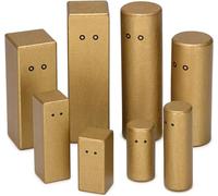 ideen.kollektiv - Figuras doradas Pro Systembboard - Figuras premium para la alineación sistémica, coaching, terapia y asesoramiento - Figuras de tabla familiar - Solution Board Figures