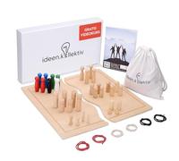 ideen.kollektiv Tabla de relaciones para familias, 44 piezas, para coaching familiar, moderación sistémica de coaching supervision con manual de 34 figuras muchos extras