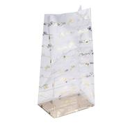 Ideen mit Herz Bolsas de fondo de bloque | impresión de papel de aluminio dorado | elegante embalaje de regalo | bolsa de galletas | apto para alimentos | 14 cm x 9 cm, 30 cm | 30 unidades (todo lo