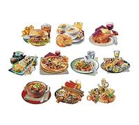 Ideen mit Herz Diseños 3D troquelados, aprox. 7-10 cm, 10 unidades en bolsa, imágenes para manualidades y decoración, tarjetas de felicitación, diseños para álbumes de recortes, decoración de