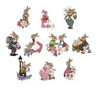Ideen mit Herz Diseños 3D troquelados, aprox. 7-10 cm, 10 unidades en bolsa, imágenes para manualidades y decoración, tarjetas de felicitación, diseños para álbumes de recortes y decoración de