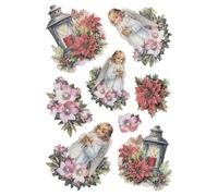 Ideen mit Herz Hoja de pegatinas en relieve 3D | Pegatinas | con efecto 3-D | DIN A4 hoja con diferentes motivos (maravilloso invierno 04)