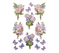 Ideen mit Herz Hoja de pegatinas Pegatinas en relieve | con efecto 3D | Hoja Din A4 (Pascua | diseño 05)