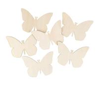 Ideen mit Herz Mariposas de madera | piezas en bruto | decoración de primavera | DIY | planas | 2 mm de grosor | 6 piezas