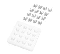 Ideen mit Herz Molde de silicona mariposas 3 | DIY | Molde de fundición para resina epoxi o barniz UV | para 16 mariposas en miniatura | DIY | Moldes de fundición