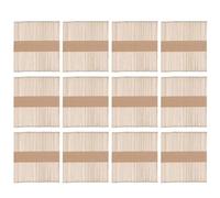 Ideen mit Herz Palillos de madera, espátulas de madera, palos de hielo de madera, espátula de madera, 11,4 cm de largo, 1 cm de ancho, ideales para manualidades, encerar, hacer helados | 600 unidades