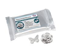 Ideen mit Herz Pasta de modelado de papel maché, pasta de modelado de secado al aire, color blanco, en forma de bloque, 400 g