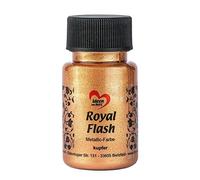 Ideen mit Herz pintura acrílica metalizada Royal Flash | con las partículas de brillo más finas | metálica | 50 ml (cobre)