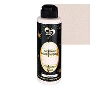 Ideen mit Herz Pintura acrílica Multisurface con purpurina noble | Pintura universal a base de agua | con brillo dorado noble | 180 ml (topo)