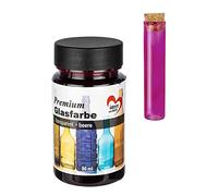 Ideen mit Herz Pintura para cristal premium, transparente, resistente al agua, 90 ml (morado)
