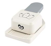 Ideen mit Herz Punzonadora para etiquetas colgantes de 3 tamaños diferentes, para papel, crea tus propias etiquetas para regalo (colgantes de regalo)