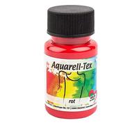 Ideen mit Herz Tinte textil Aquarell-Tex | Pintura para tela, acuarela para textiles, 50 ml, altamente pigmentada, lavable a máquina, a base de agua (rojo)