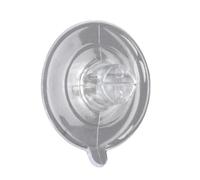 Ideen mit Herz Ventosas con ranura para cables, soporte para cables para ventanas, diámetro de 3 cm, capacidad de carga de 1 kg, transparente, 50 unidades